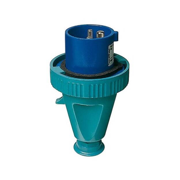 Walther 7219306 Wasserdichter CEPro Stecker 16A 3P 6h mit Trompetenverschraubung
