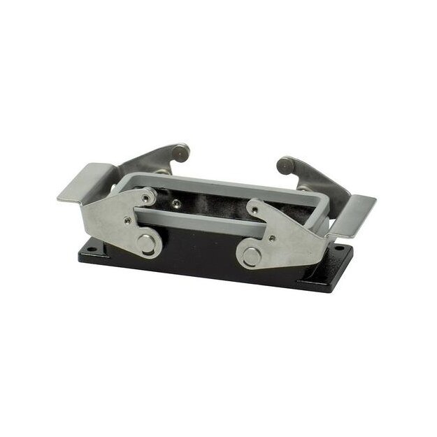 Walther 744116 Anbaugehäuse B HT 16 aus Aluminium der Höhe 28mm mit Querverriegelungsbügeln