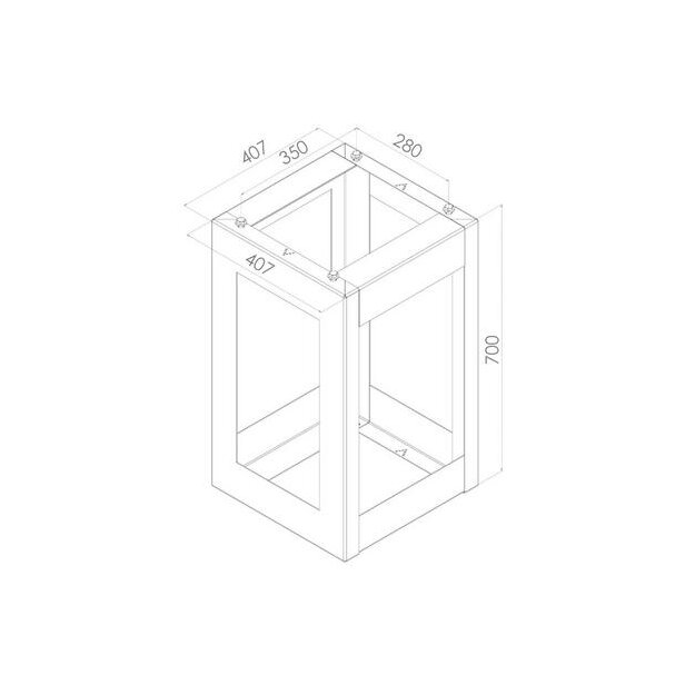 Walther EG3ES Erdstück passend zur Produktreihe CUBE 400 mit 3 Ladefächern