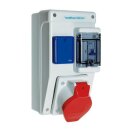 Walther 6581104 Kunststoff-Steckdosenkombination 32A mit...