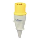 Walther 210706 Stecker 16A 7P 6h mit Kabelknickschutz