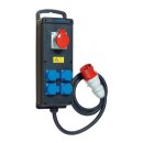 Walther 6410101A Tragbare Vollgummi-Steckdosenleiste 16A...