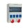 Walther 6820211 Kunststoff-Steckdosenkombination 40A mit einem RCD TypA 6 MCBs 2 CEE-Abgänge 16A 4 Schukos und Klemmsatz K25 10P