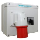 Walther 68829AU Kunststoff Steckdosenkombi 63A/32A mit...