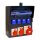 Walther 6484404 Vollgummi-Steckdosenkombination 63A mit einem RCD TypA 7 MCBs 3 CEE-Abgänge 16-63A 4 Schukos und Klemmsatz K25 10P