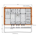 Walther WA0046 Anschlussschrank 218kVA mit Wandlermessung...