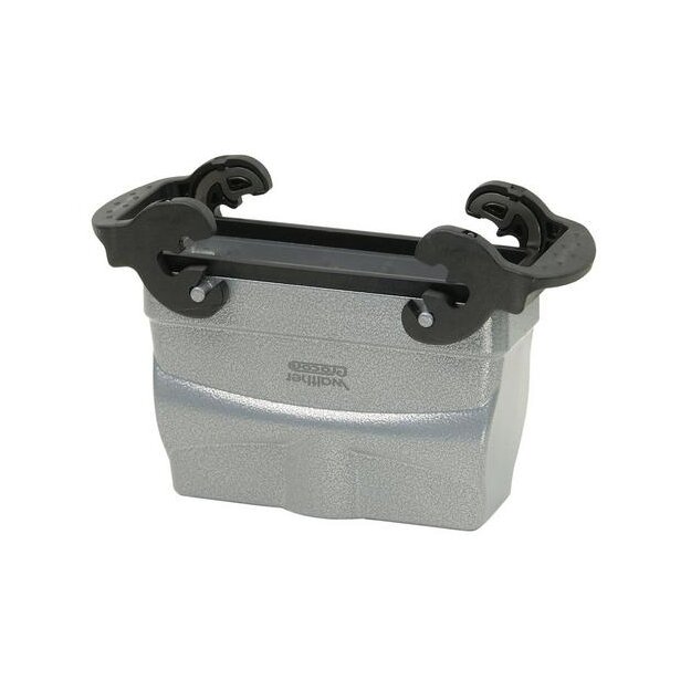 Walther P713724 Kupplungsgehäuse B24 BB46 D64 DD108 und MOB24 aus Alu der Höhe 81,5mm mit Querverriegelungsbügeln 1xM32 Gewindebohrung und Kabeleinführung gerade
