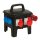 Walther 6493025 Tragbare Vollgummi-Steckdosenkombination 32A mit einem RCD TypA 4 MCBs,2 CEE-Abgänge 16-32A 3 Schukos und Anschluss über 32A Anbaugerätestecker
