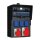 Walther 6473010 Vollgummi-Steckdosenkombination 40A mit einem RCD TypA 5 MCBs TypC 2 CEE-Abgänge 16-32A 3 Schukos und Klemmsatz K25 10P