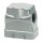 Walther P758042 Tüllengehäuse B10 BB18 DD42 und MOB10 aus Aluminium der Höhe 72mm mit Querverriegelungsnocken 1xM25 Gewindebohrung und Kabeleinführung seitlich