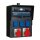 Walther 6463005 Vollgummi-Steckdosenkombination 63A mit einem RCD TypA 5 MCBs 2 CEE-Abgänge 16-32A 3 Schukos und Klemmsatz K25 10P