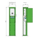 Walther 84201200 Satellitensäule mit 2...