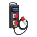 Walther 6410201 Tragbare Vollgummi-Steckdosenleiste 32A...