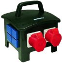 Walther 6491203 Tragbare Vollgummi-Steckdosenkombination...