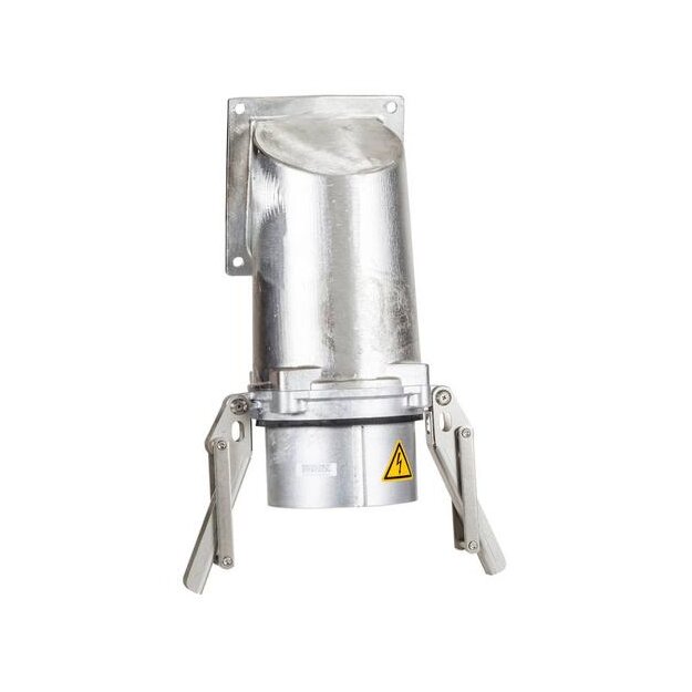Walther 6E1506 CEE Hochstrom Anbaugerätestecker abgewinkelt 400A 5P 6h IP67 B-Line mit Schraubanschluss