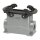 Walther P75707240MS Sockelgehäuse B16 BA6 BB32 D40 DD72 und MOB16 aus Aluminium der Höhe 84mm mit Querverriegelungsbügeln und 1xM40 Stutzen