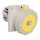 Walther 569504 Wasserdichte Anbaudose schräg 63A 5P 4h mit Flansch 107x100mm
