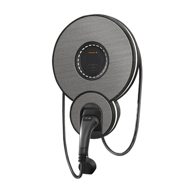 Weidmüller CH-W-H-A11-PPZZZR Ladegerät E-Mobilität Wallbox max. Ladeleistung von 11 kW bei phasigem (400 V) Netzanschluss max. Strom von 16 A Fest angeschlagenes 5 m Kabel mit Typ 2