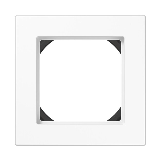 Jung A5581HBFWW Rahmen 1-fach A 550 28mm Aufbauhöhe Thermoplast Alpinweiß Serie A