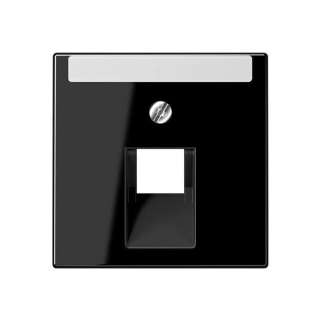 Jung A569-1NAPLUASW Abdeckung für IAE/UAE-Anschlussdosen 1 x 8-polig Thermoplast Schwarz