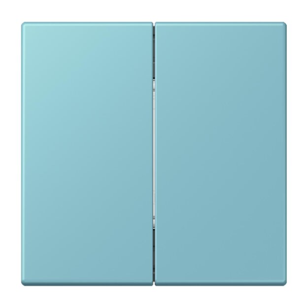 Jung BLELC995213 Bluetooth Low Energy Funk-Wandsender 4-kanalig (Thermoplast lackiert) Céruléen Moyen Les Couleurs® Le Corbusier