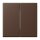 Jung BLELC995239 Bluetooth Low Energy Funk-Wandsender 4-kanalig (Thermoplast lackiert) Terre DOmbre Brûlée 31 Les Couleurs® Le Corbusier