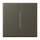 Jung BLELC995241 Bluetooth Low Energy Funk-Wandsender 4-kanalig (Thermoplast lackiert) Ombre Naturelle 31 Les Couleurs® Le Corbusier