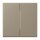 Jung BLELC995242 Bluetooth Low Energy Funk-Wandsender 4-kanalig (Thermoplast lackiert) Ombre Naturelle Moyenne Les Couleurs® Le Corbusier