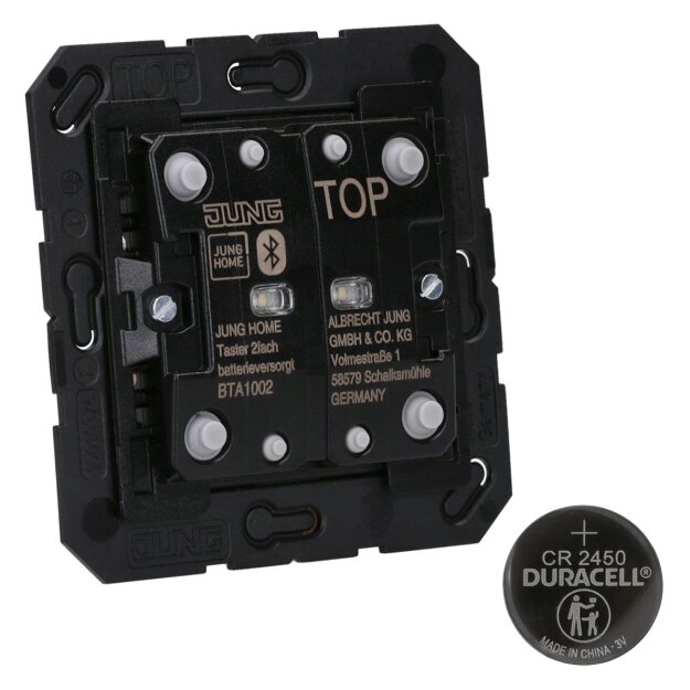 Jung BTA1002 JUNG HOME Taster 2-fach batterieversorgt