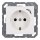 Jung BTA1521SEWWM JUNG HOME SCHUKO-Steckdose Energy Safety+ Thermoplast lackiert Schneeweiß matt