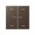 Jung BTA17102PMO JUNG HOME Taster 2-fach mit Pfeilsymbolen Mokka
