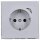 Jung BTAL1521SE-L Jung SCHUKO-Steckdose Schraubklemmen Safety+ Thermoplast lackiert Aluminium