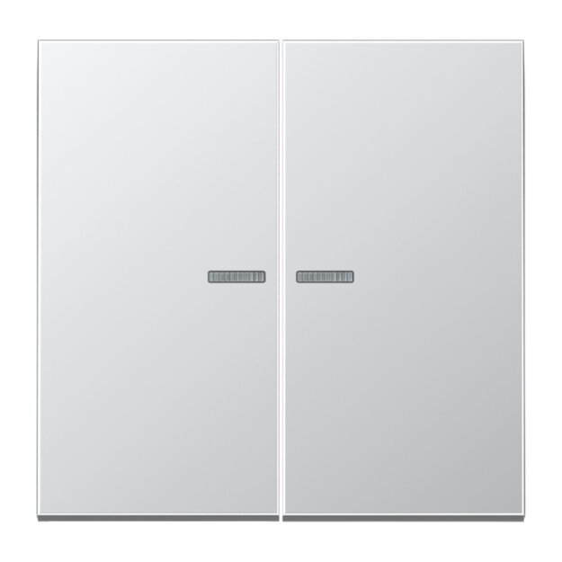 Jung BTAL17102 JUNG HOME Taster 2-fach Aluminium