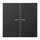 Jung BTAL17102D JUNG HOME Taster 2-fach Dark