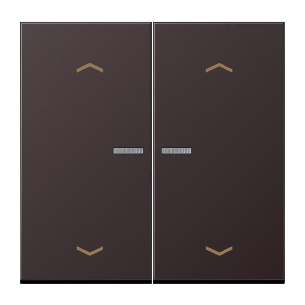 Jung BTAL17102PD JUNG HOME Taster 2-fach mit Pfeilsymbolen Dark