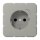Jung BTCD1521SPT JUNG HOME SCHUKO-Steckdose Safety+ Thermoplast lackiert Platin