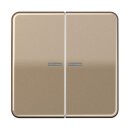 Jung BTCD17102GB JUNG HOME Taster 2-fach Gold / Bronze