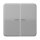 Jung BTCD17102GR JUNG HOME Taster 2-fach Grau