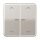 Jung BTCD17102PPT JUNG HOME Taster 2-fach mit Pfeilsymbolen Platin