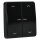 Jung BTCD17102PSW JUNG HOME Taster 2-fach mit Pfeilsymbolen Schwarz