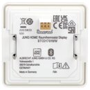 Jung BTCD1791WW JUNG HOME Raumthermostat-Display Glas Alpinweiß