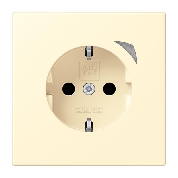 Jung BTLC1521S201 JUNG HOME SCHUKO-Steckdose Safety+ LC32001 (Thermoplast lackiert) Blanc Les Couleurs® Le Corbusier