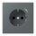 Jung BTLC1521S202 JUNG HOME SCHUKO-Steckdose Safety+ LC32010 (Thermoplast lackiert) Gris Foncé 31 Les Couleurs® Le Corbusier