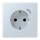 Jung BTLC1521S209 JUNG HOME SCHUKO-Steckdose Safety+ LC32023 (Thermoplast lackiert) Outremer Pale Les Couleurs® Le Corbusier