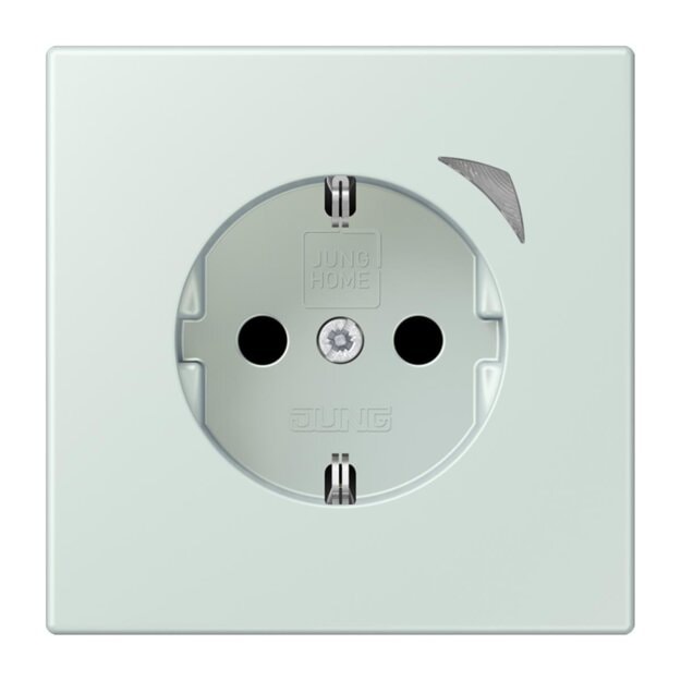 Jung BTLC1521S215 JUNG HOME SCHUKO-Steckdose Safety+ LC32034 (Thermoplast lackiert) Céruléen Pale Les Couleurs® Le Corbusier
