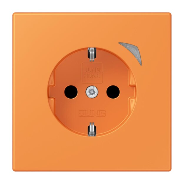 Jung BTLC1521S225 JUNG HOME SCHUKO-Steckdose Safety+ LC32081 (Thermoplast lackiert) Orange Clair Les Couleurs® Le Corbusier