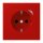 Jung BTLC1521S227 JUNG HOME SCHUKO-Steckdose Safety+ LC32090 (Thermoplast lackiert) Rouge Vermillon 31 Les Couleurs® Le Corbusier