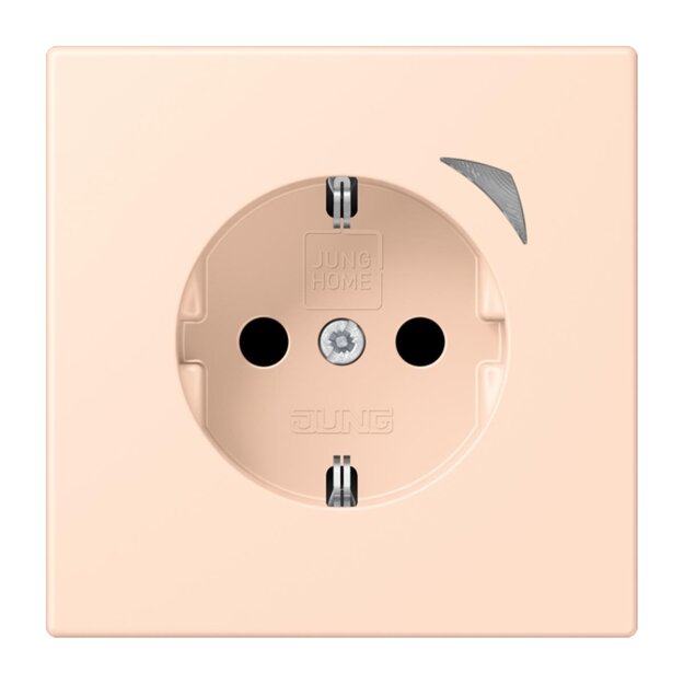 Jung BTLC1521S228 JUNG HOME SCHUKO-Steckdose Safety+ LC32091 (Thermoplast lackiert) Rose Pâle Les Couleurs® Le Corbusier