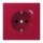 Jung BTLC1521S229 JUNG HOME SCHUKO-Steckdose Safety+ LC32100 (Thermoplast lackiert) Rouge Carmin Les Couleurs® Le Corbusier