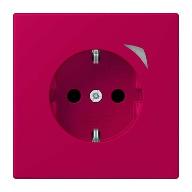 Jung BTLC1521S230 JUNG HOME SCHUKO-Steckdose Safety+ LC32101 (Thermoplast lackiert) Rouge Rubia Les Couleurs® Le Corbusier